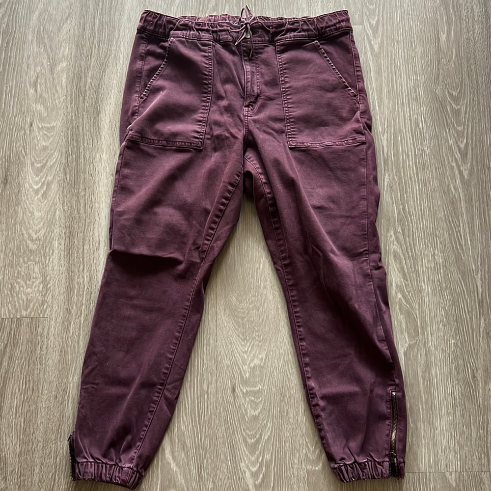 American Eagle Next Level Stretch Denim Joggers Size 16 Short